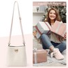 Crossbody Bag for Women Shoulder Tote Handbag PU Leather Bucket Bag Cross body Purse with Adjustable Strap, Multi Pockets - 2 of 4