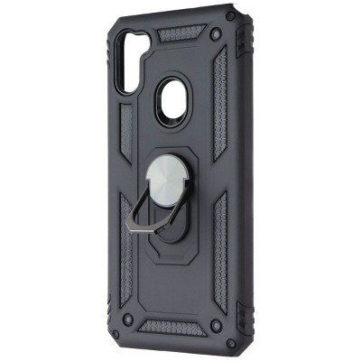MyBat Pro Anti-Drop Series Ring Stand Case for Samsung Galaxy A11 - Black