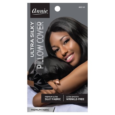 Annie Deluxe Pillow Cover with Zipper - Black