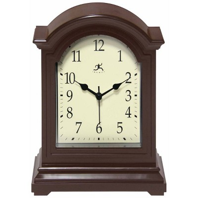 9" Tabletop Clock Antique Brown - Infinity Instruments