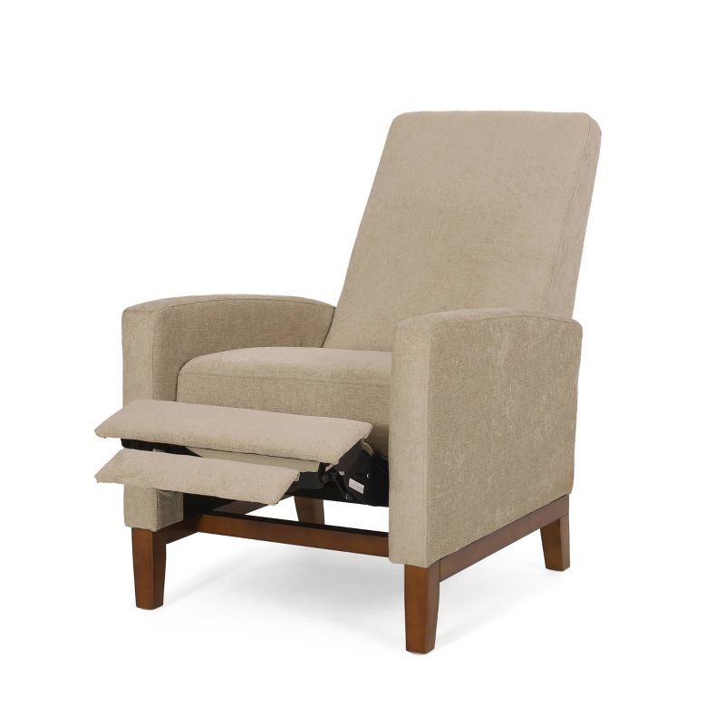 Kalstrom Contemporary Fabric Upholstered Pushback Recliner - Christopher Knight Home, 3 of 13