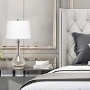 29" Speckled Mercury Tear Drop Table Lamp with Fabric Shade White - Lalia Home: UL Listed, Linen Shade, No Assembly Required - 4 of 4