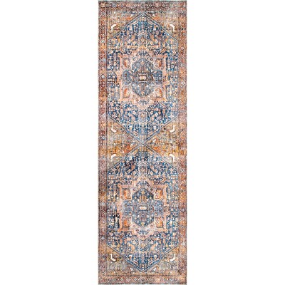 Nuloom Harriet Vintage Medallion Fringe Indoor Area Rug