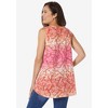 Woman Within Women's Plus Size High-Low Tank - 3 of 4