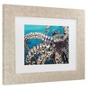 Trademark Fine Art Carolee Vitaletti Wild Octopus I Matted Framed Art - 3 of 4