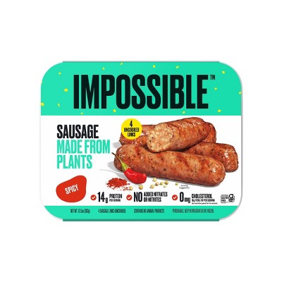 Impossible Plant Based Spicy Sausage Links - 13.5oz/4ct