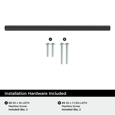 7-Inch Black Bronze Modern Bar Cabinet Pull