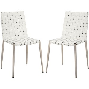 Rayne Woven Dining Chair (Set of 2) - DCH3006 - Safavieh - 1 of 4