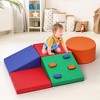 Foam Climbing Blocks Set for Toddlers and Preschoolers Soft Indoor Active Play Set for Climbing Crawling and Sliding - 3 of 4