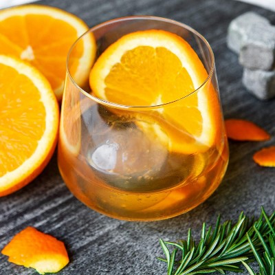 Lemonsoda Lead-Free Crystal Old Fashioned Whiskey Glasses Set