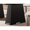 Lirago 63" Office Desk Simple Wood Desk Home Office Computer Desk Meeting Table Fits 6 People Sturdy and Durable Black - 3 of 4