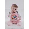 Disney Minnie Mouse Baby Girls Bodysuit and Quilted French Terry Overall Newborn to Infant - 2 of 4