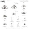 Livex Lighting Williamsburgh 3 - Light Chandelier in  Bronze - 2 of 4