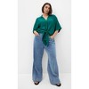 Women's Plus Size Rosie Shirt - jade | CITY CHIC - 2 of 4