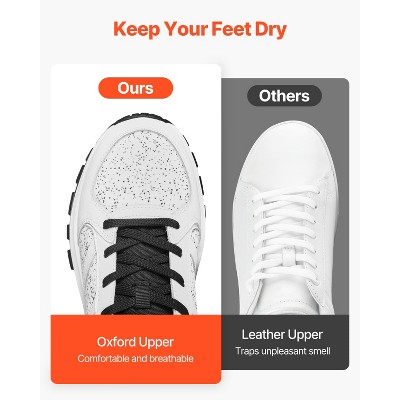 VEVOR Cross Training Shoes, M Width Sneakers US Size 8, Wide Toe Box Shoes with Arch Support & Adjustable Lace-up, Training Shoes for Running,White — фото 5