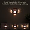 Children’s Bedroom, Living Room, Fridge, Wall + LED Night Light + Motion Sensor, Wing-Opening Effect, USB Rechargeable - 3 of 4