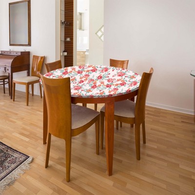 BrylaneHome 5’ Round Stretch-Fit Table Cover