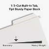 Smead FasTab Hanging File Folder, 1/3-Cut Built-In Tab, Letter Size, White, 20 per Box (64002) - 4 of 4