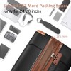 Lyngins Expandable 28 Inch ABS Hard Shell Luggage, Checked Suitcase/Away Luggage, TSA Approved 3-Dial Lock, Quiet Double Universal Wheels - 2 of 4