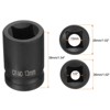 Unique Bargains CR-MO Mechanical Maintenance Metric 4 Point Square Impact Socket Black - 2 of 4