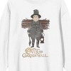 Over The Garden Wall The Woodsman Adult White Crew Neck Long Sleeve Sweatshirt - 2 of 3