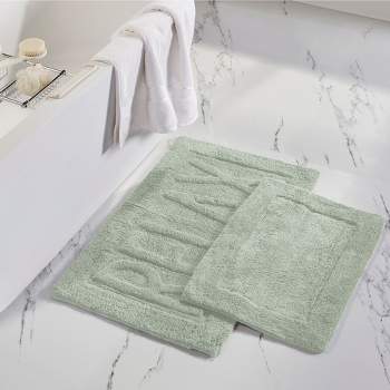 American Soft Linen Bath Mat Non Slip, 17 Inch By 24 Inch, 100% Cotton Bath  Rugs For Bathroom, Malibu : Target