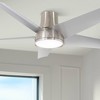 58" Minka Aire Chubby II Brushed Nickel LED Smart Hugger Fan - 2 of 4