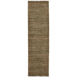 Oriental Weavers Atlas 8048P Green/ Gold Indoor Area Rug - 2'6" x 12' - 1 of 3