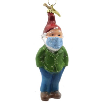 Holiday Ornament 5.75" Social Distancing Gnome 2020 Forest Whimsy  -  Tree Ornaments