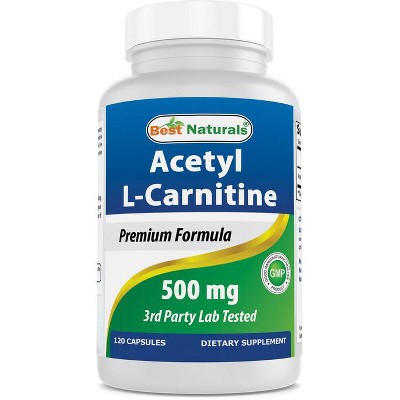 Acetyl L-carnitine 500 Mg 120 Capsules : Target