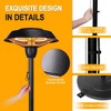 ZACHVO 5100 Electric Standing Patio Heater - 3 of 4