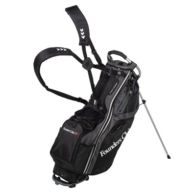Founders Club Golf RUGGED aluminum frame Stand Bag Lightweight 6 Way Full Length Divider
