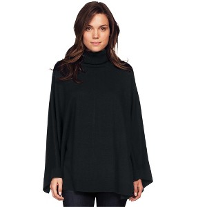 ellos Plus Size Turtleneck Duster Sweater - 1 of 4