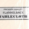 Carnation Home Fashions 70 Round, Vinyl Tablecloth with Polyester Flannel Backing - 70x70" - 3 of 3
