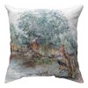 Wet Lands Patterned 18x18 inch Outdoor Accent Pillow by Manual Woodworkers and Weavers - 3 of 3
