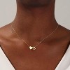 Initial Necklace - 18K Gold Plated Heart Pendant with A-Z Letters, Dainty Birthday Gift for Women and Teen Girls - 2 of 4
