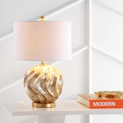 JONATHAN Y Versailles Sphere Sea Shell LED Table Lamp