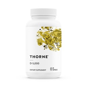 THORNE - Vitamin D3 Supplement - Support Healthy Bones, Teeth, Muscles, Immune Function & More* - NSF Certified for Sport - 5,000 IU - 1 of 4