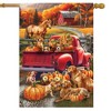 Briarwood Lane Fall House Flag 40x28 For Outdoor Fall Puppy Pickup For Fall House Flag - 2 of 4