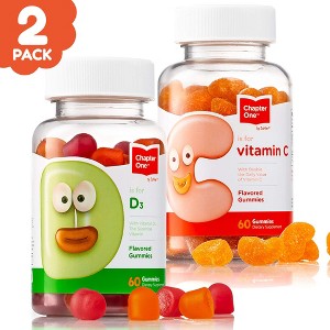 Chapter One by Zahler Gummy Bundle, Contains Vitamin C & Vitamin D3 - 120 Total Chews - 1 of 4
