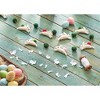 TAG White Easter Bunnies Paper Garland On Wood Spool - image 2 of 2