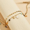 Women's Colored Stones Pendant Anklet - Cupshe - 2 of 4