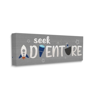 Stupell Industries Seek Adventure Phrase Outer Space Imagination