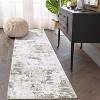 Washable Rug Runners for Hallways Kitchen,Non-Slip Long Abstract Runner with Rubber Backing,Soft Carpet for Bedroom,Bathroom,Entryway - 2 of 4