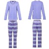ADR Women's PJ Set, Fleece Pajama Pants & Top, Cozy PJs for, Lady Pajamas - 4 of 4