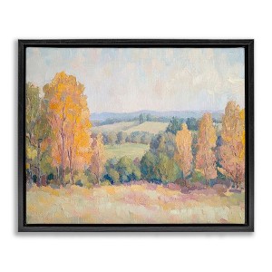 Stupell Industries Countryside in Autumn Floating Frame Canvas Art - 1 of 4