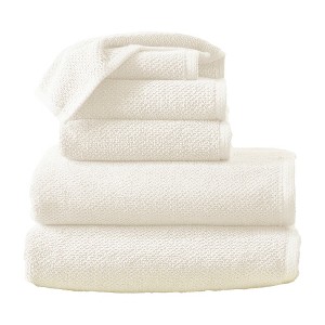 Cotton Quick Dry Textured Bath Towel - Great Bay Home - 1 of 4