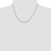 Black Bow Jewelry 1.5mm Sterling Silver, Solid Figaro Chain Necklace - 2 of 4