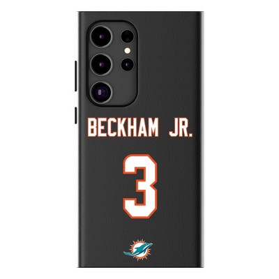 Keyscaper Odell Beckham Jr. Miami Dolphins 3 Game Tactic MagSafe Compatible Cell Phone Case for Galaxy S24 Ultra
