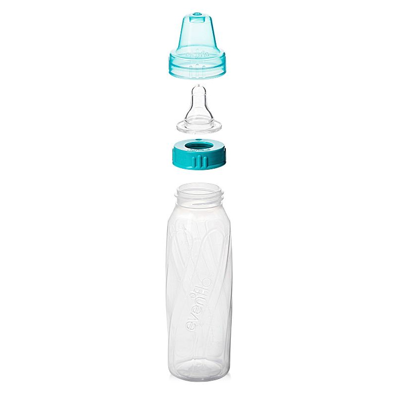 Evenflo Feeding Classic Clear Plastic Baby Bottles - 8oz, 4 of 9